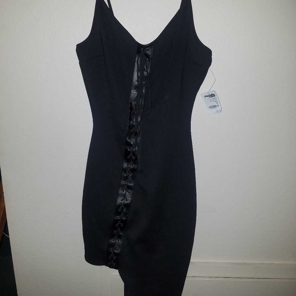 Little Black Asymmetrical Dress